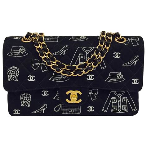 chanel fabric flap.